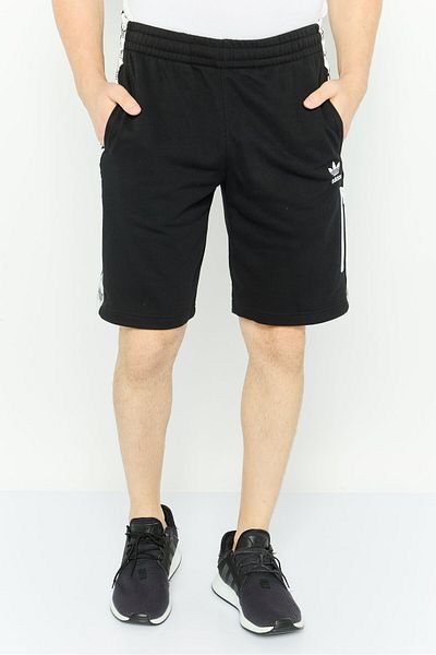 adidas Men Sportswear Fit Short Sleeve Outdoor Shorts, Black