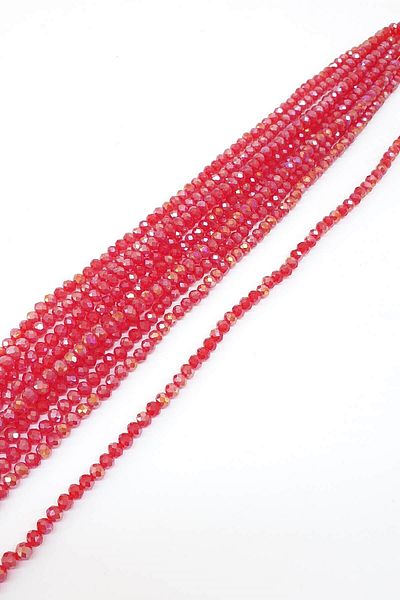 Hayalperest boncuk Janjanli Red Crystal Bead 6 Mm