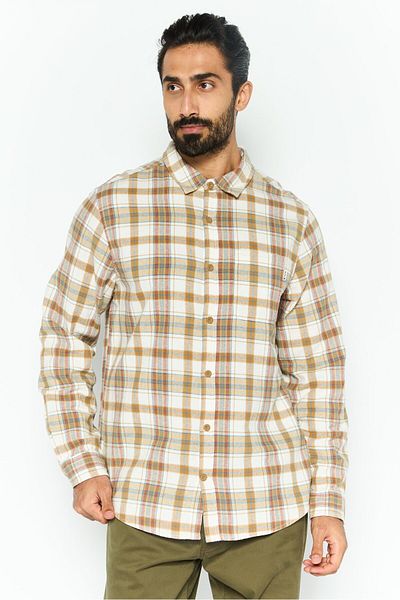Hurley Men Regular Fit Checkered Long Sleeves Casual Shirt, Multicolor