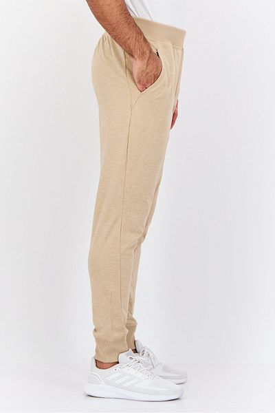 gaiam Men Regular Fit Heather Jogger Pants, Tan
