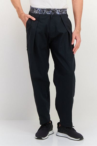 adidas Men Sportswear Fit Drawstring Training Track Pants, Black