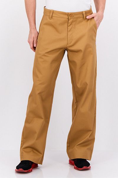 Champion Men Wide Fit Brand Logo Outdoor Pants, Tan