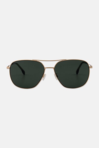 BOSS Men 1557 Aviator Sunglasses, Black