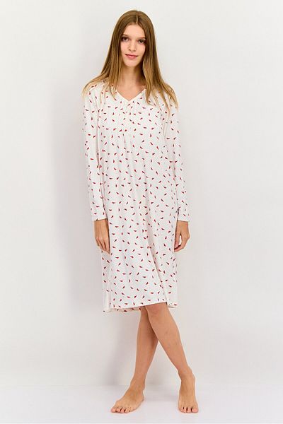 Carole Hochman Women Allover Print Sleepwear Dress, Multicolor