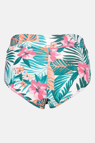 Hurley Women Floral Print Swim Shorts, White