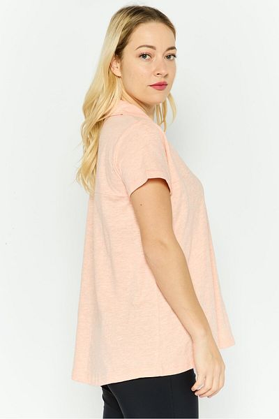 Puma Women Sportswear Fit Short Sleeve Training Top, Peach