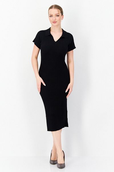 French Connection Woman Plain Midi Dress, Black