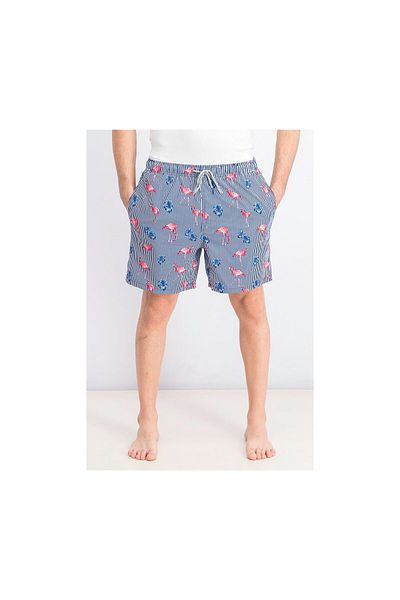 Rainforest Men Swim Trunks, Estate Blue