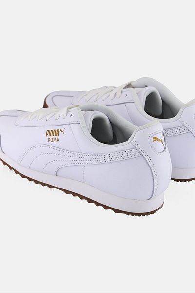 Puma Roma Classic Gum Men's White Sports Shoes ( 366408 -01)