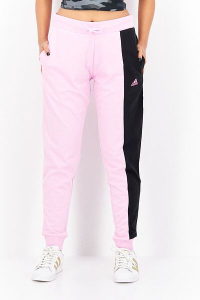 adidas Women Sportswear Fit Brand Logo Training Sweatpants, Pink