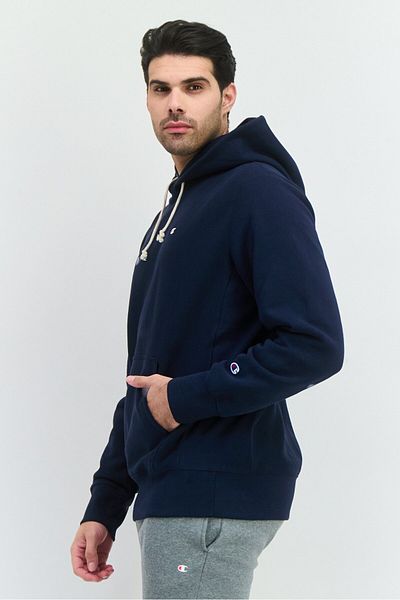 Champion Men Sportswear Fit Long Sleeve Outdoor Sweatshirts, Navy