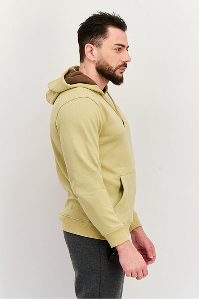 Hurley Men Sportswear Fit Solid Outdoor Hoodie, Khaki