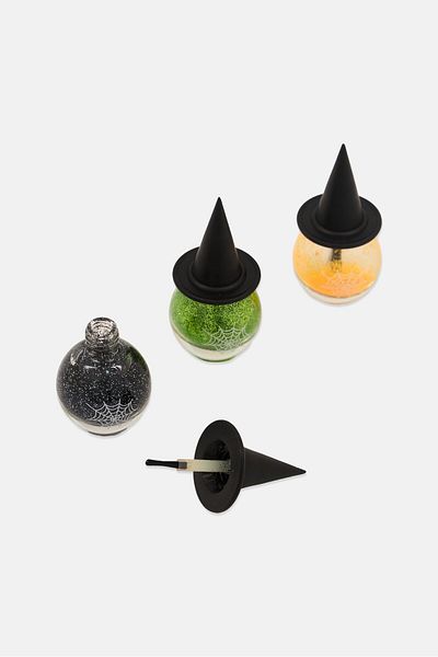 Simple Pleasures Halloween Nail Polish Set, Orange