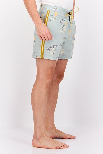 Hurley Men All Over Print Board Short, Turquoise