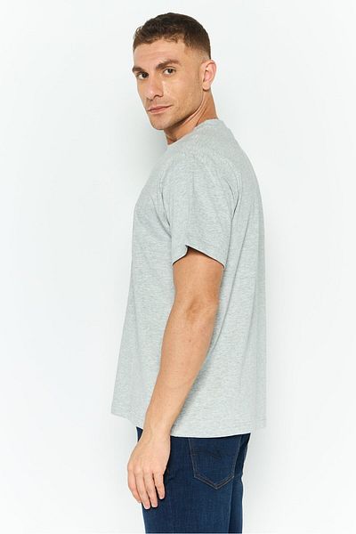 Esprit Men Crew Neck Short Sleeves Graphic T-shirt, Grey
