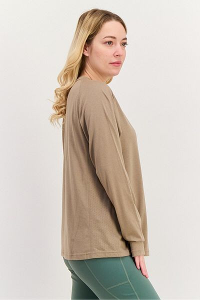 Puma Women Sportswear Fit Long Sleeves Running Top, Taupe