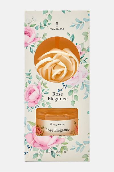 Muy Mucho Rose Elegance Reed Diffuser, Pink