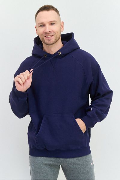 Champion Men Sportswear Fit Long Sleeves Outdoor Sweatshirt, Navy