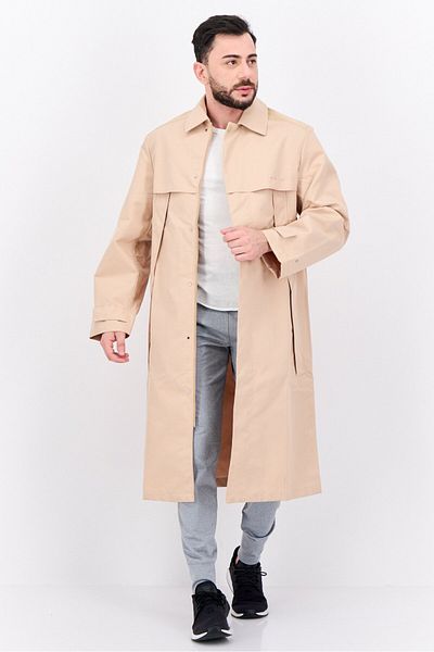 adidas Men Sportswear Fit Outdoor Macintosh Jacket, Beige