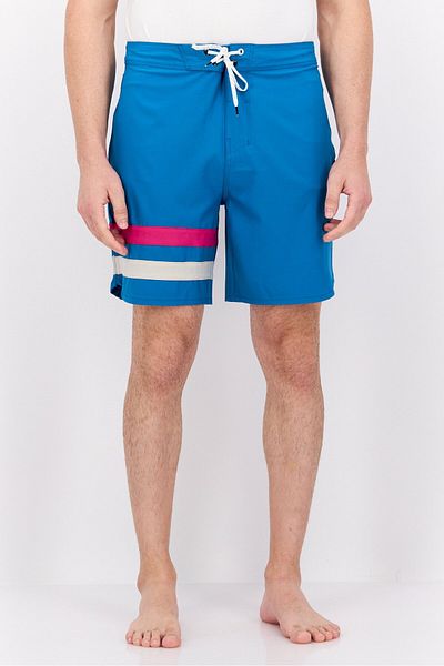 Hurley Men Brand Logo Board Shorts, Blue Combo