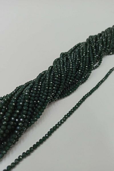 Hayalperest boncuk حبة كريستال خضراء ورقية 4 مم