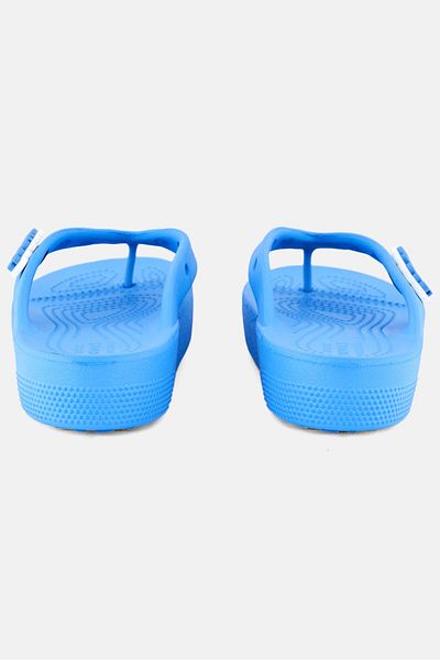 Crocs Women Classic Platform Slip On Sandals, Blue