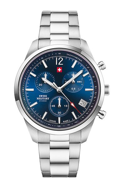 Swiss Military SM34097.03 Chronograph Mens Watch 42mm 5ATM