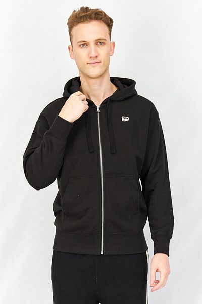 Puma Men Sportswear Fit Brand Logo Long Sleeves Hoodie, Black