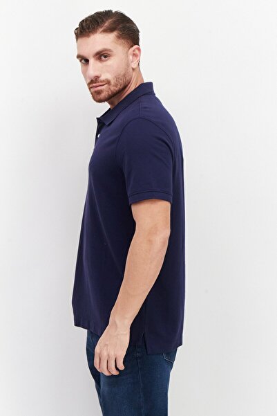 Vince Camuto Men Regular Fit Embroidered Logo Short Sleeves Polo Shirt, Navy