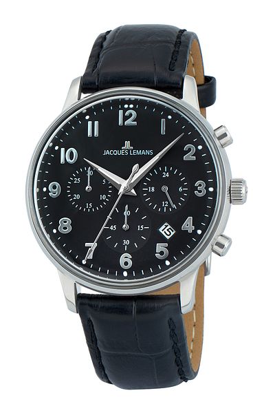 Jacques Lemans Ανδρικό Ρολόι N-209zi, Quartz, 40mm, 5atm
