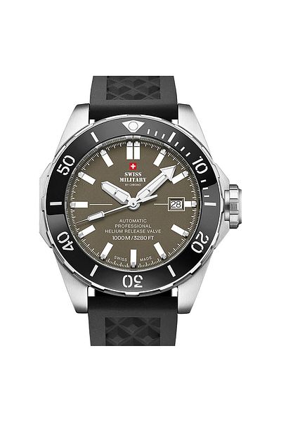 Swiss Military Mens Watch Sma34092.08, Automatic, 45mm, 100atm