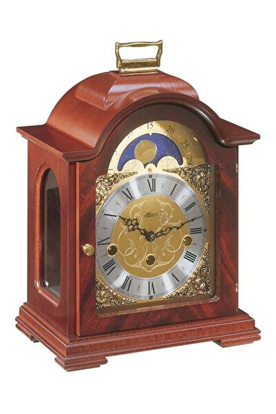 Hermle Table Clock 22864-070340, Mechanical, Silver, Analogue, Classic