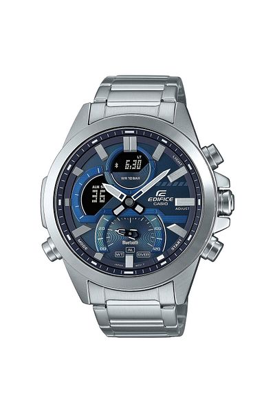 Casio Mens Watch Ecb-30d-2aef, Quartz, 48mm, 10atm