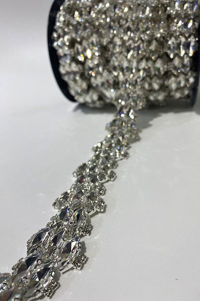 Hayalperest boncuk Shiny Evening Dress with Shuttle Glass Stones and Stones