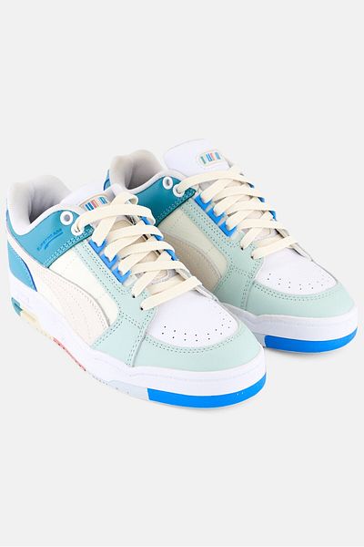Puma Kids Boy Slipstream Lo Easter Lace Up Shoes, White