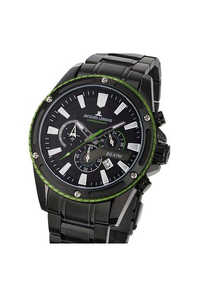 Jacques Lemans Ανδρικό ρολόι Jacques Lemans 1-2141H, Quartz, 48mm, 20ATM