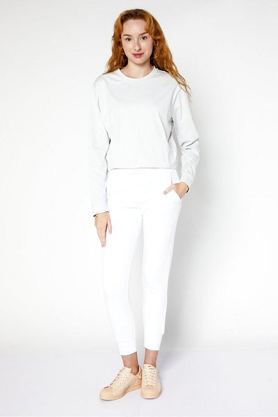 Puma Women Sportswear Fit Long Sleeve Outdoor Sweatshirts, Nimbus Cloud