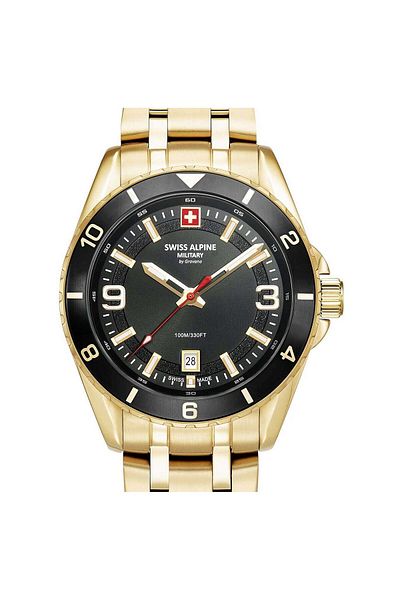 Swiss Alpine Military Mens Watch Swiss Military 7034.1117, Quartz, 42mm, 10atm