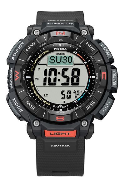 Casio Mens Watch Casio PRG-340-1ER, Quartz, 53mm, 10ATM