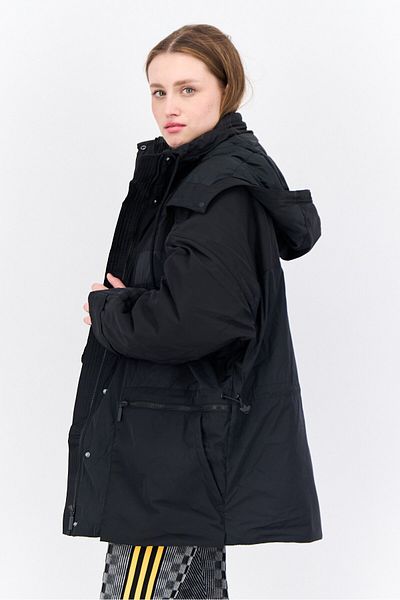 adidas Women Sportswear Fit Long Sleeve Outdoor Parka Jacket, Black