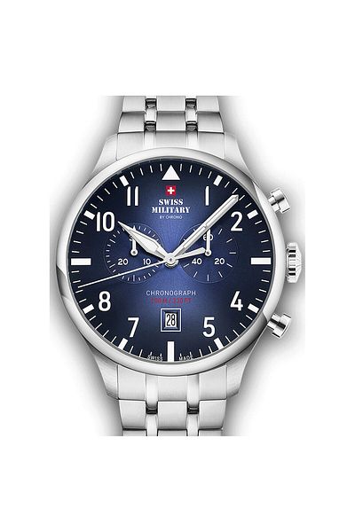 Swiss Military Mens Watch Sm34098.03, Quartz, 43mm, 10atm