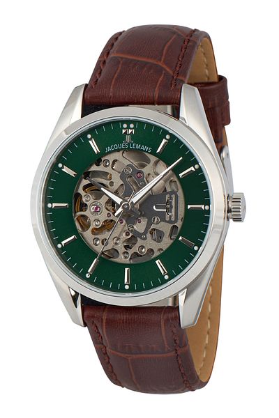 Jacques Lemans Ανδρικό ρολόι Jacques Lemans 1-2087B, Automatic, 40mm, 5ATM