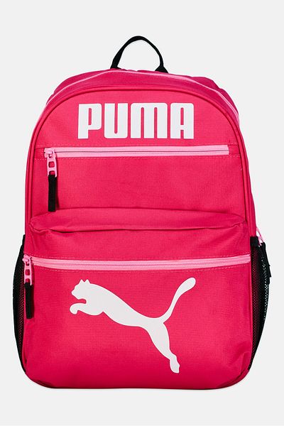 Puma Kids Boy Brand Logo Backpack   41 x H 30 x L 10 x W cm, Pink