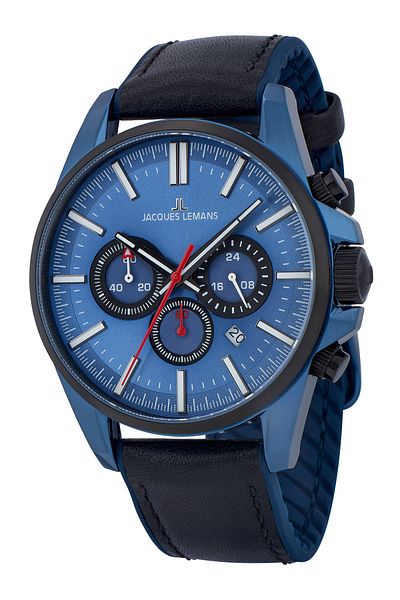 Jacques Lemans Ανδρικό ρολόι Jacques Lemans 1-2119C, Quartz, 44mm, 10ATM