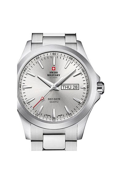 Swiss Military Mens Watch By Chrono Smp36040.23, Quartz, 42mm, 5atm