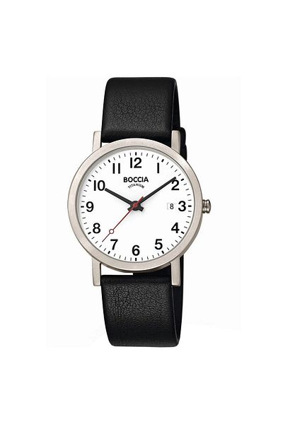 Boccia Mens Watch 3622-03, Quartz, 38mm, 5atm