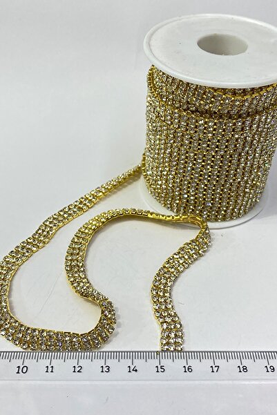 Hayalperest boncuk Sık Taşlı 3 Sıralı Şerit Beyoğlu Taşı