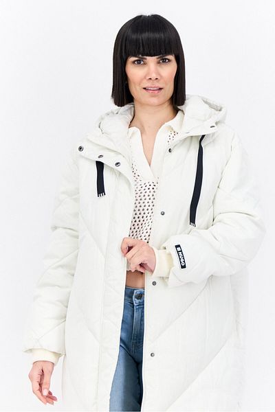Hugo Boss Women Quilted Puffer Jacket, White