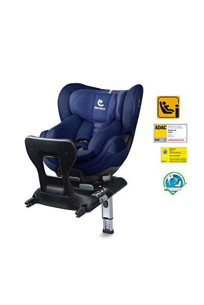 Renolux Gaia I-Size Softness Isofix Oto Koltuğu 0-18 Kg Lacivert|360° Dönüşlü...