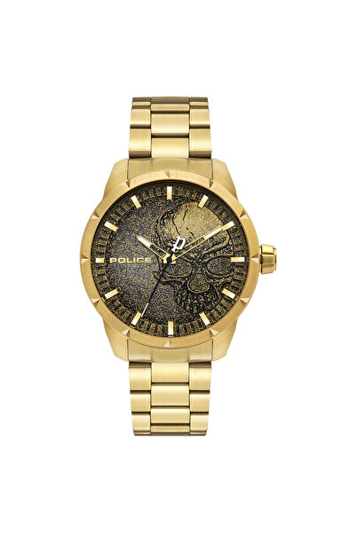 Police Ανδρικό ρολόι Police PL15715JSG.02AM, Quartz, 46mm, 3ATM